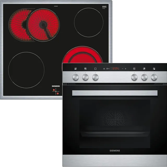 Siemens EQ110KA1Z iQ100 Einbauherd-Set mit Elektrokochfeld 60 x 60 cm – Produktbild 1 von 7
