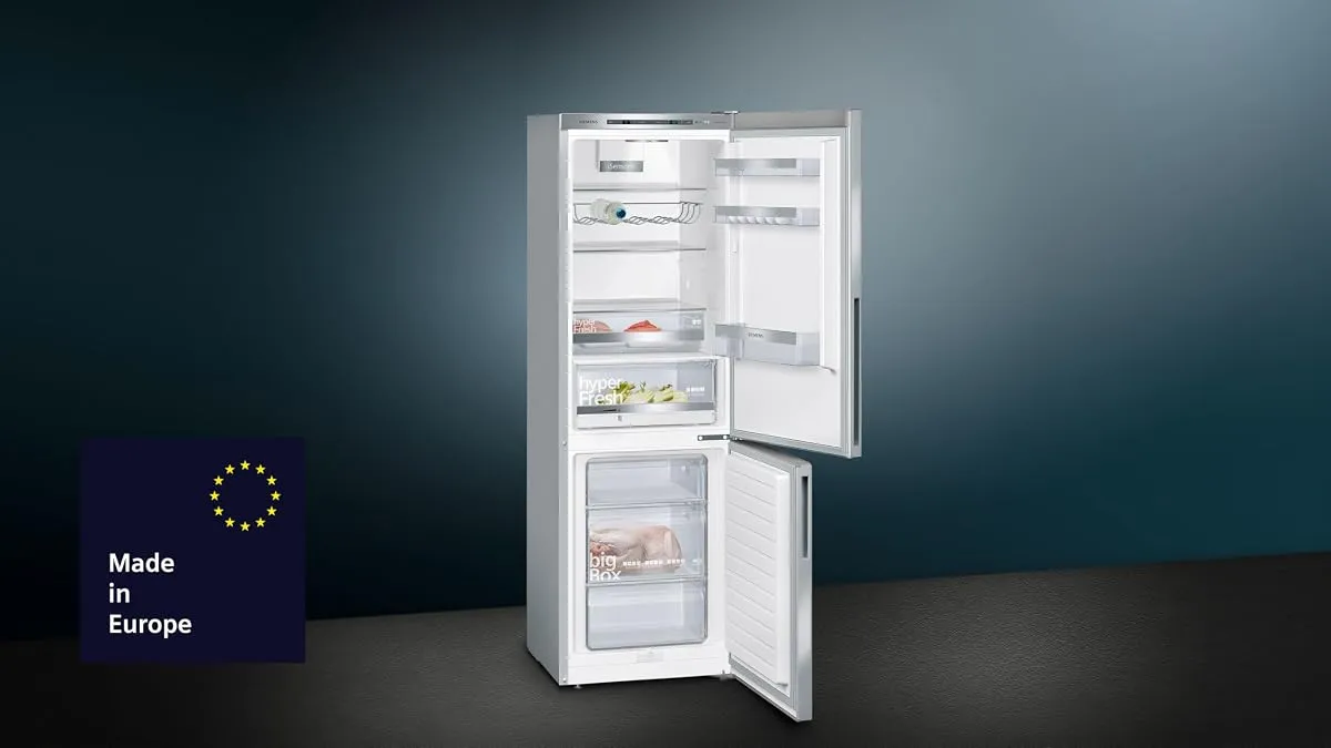 Siemens KG36EALCA iQ500 Kühl-Gefrier-Kombination 186 x 60 cm 214 L + 94 L – Produktbild 2 von 6