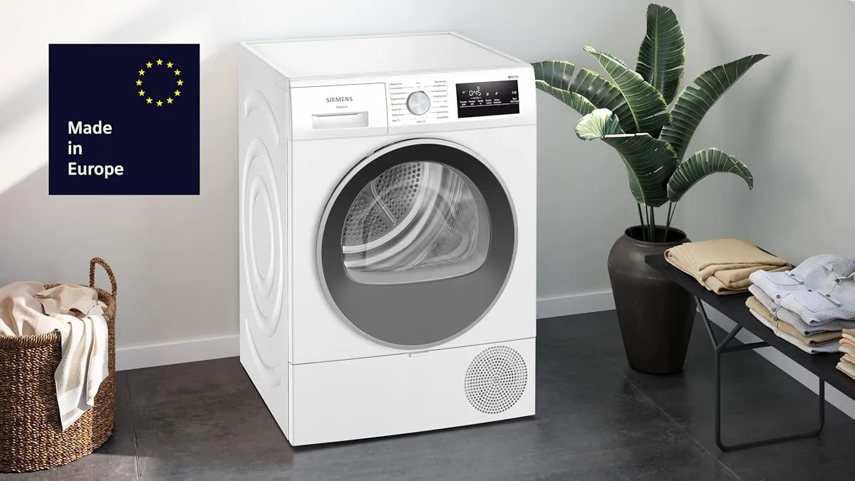 Siemens WT45HV0EM iQ300 Wärmepumpentrockner 8 kg autoDry – Produktbild 2 von 3