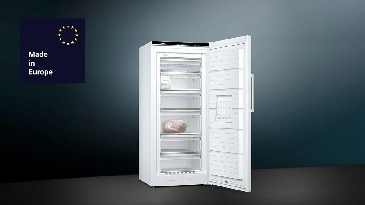 Siemens GS51NAWCV iQ500 Freistehender Gefrierschrank 161 x 70 cm 289 L – Produktbild 2 von 10