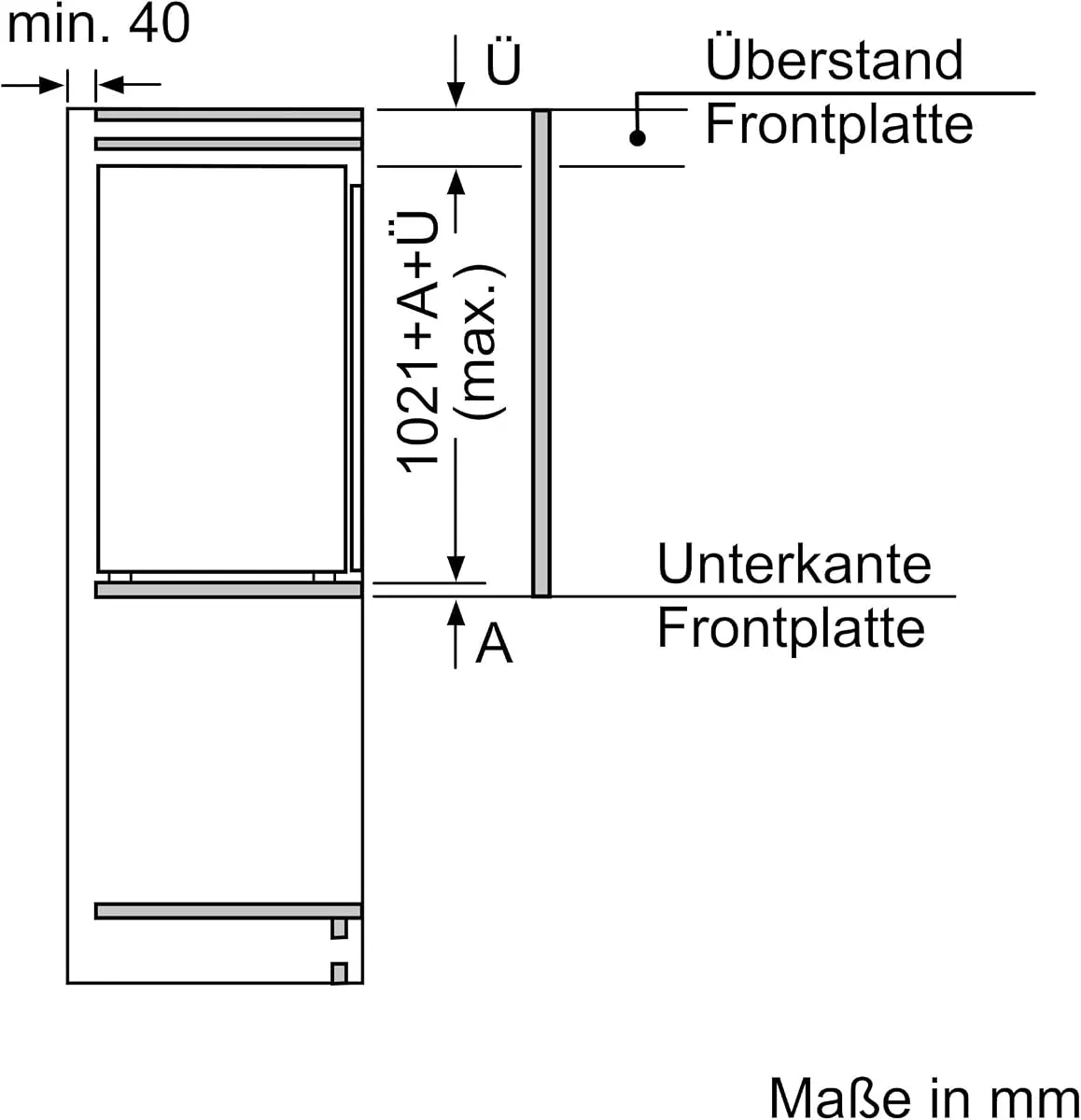 Siemens KI31RADD1 iQ500 Einbau-Kühlschrank 102,5 cm Nische 165 L – Produktbild 3 von 7