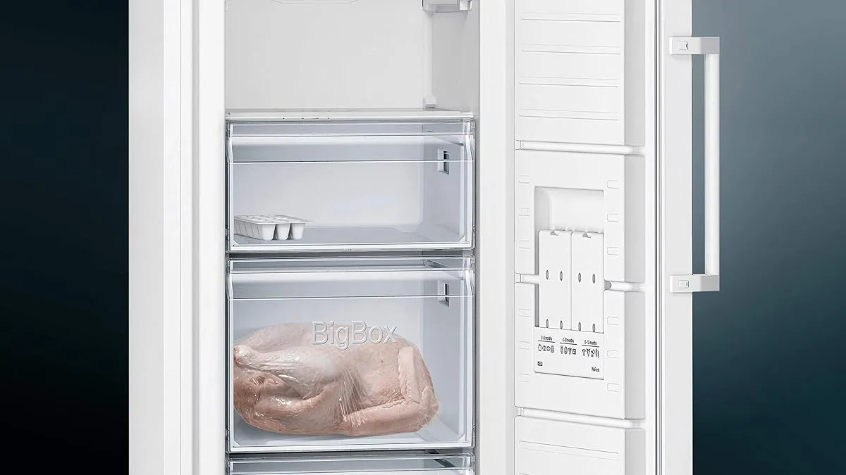Siemens GS29NVWEP iQ300 Freistehender Gefrierschrank 200 L noFrost – Produktbild 3 von 5