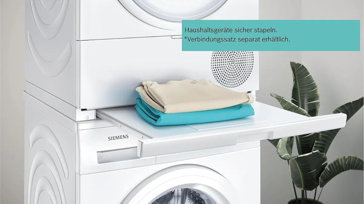 Siemens WQ45B2B40 iQ700 Smarter Wärmepumpentrockner 9 kg autoDry – Produktbild 4 von 8