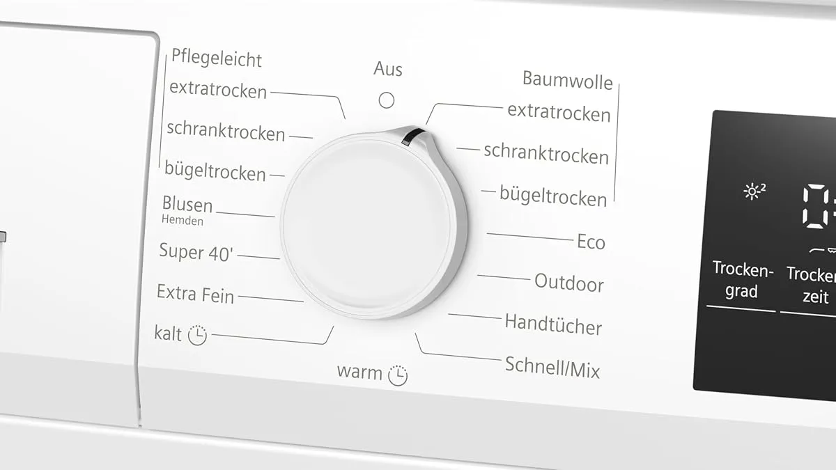 Siemens WT45HVA4 iQ300 Wärmepumpentrockner 8 kg autoDry – Produktbild 4 von 6