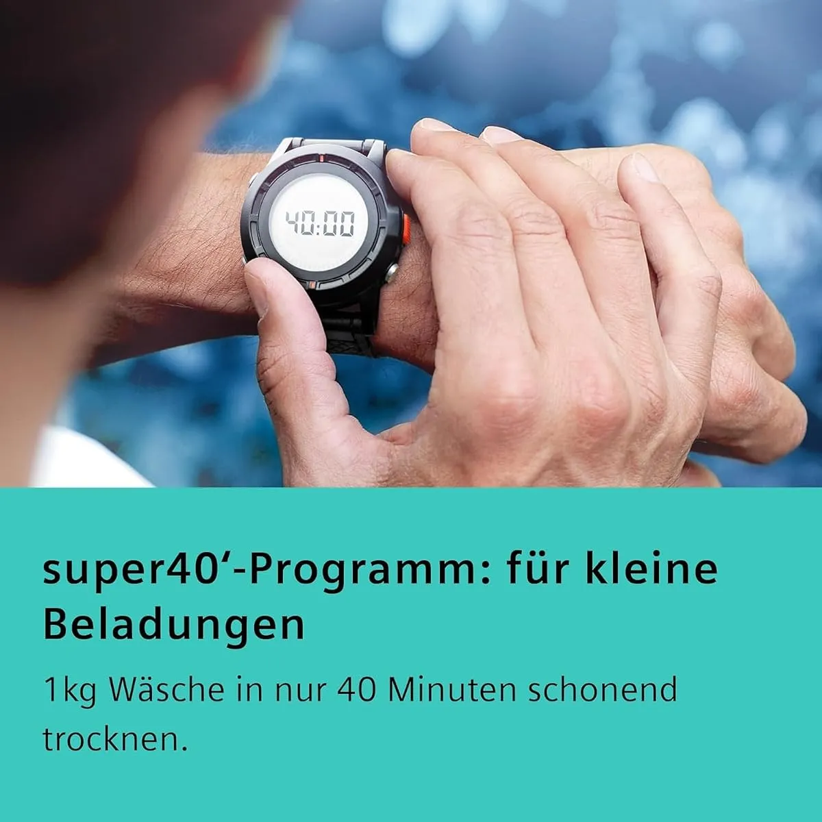 Siemens WQ45B2B40 iQ700 Smarter Wärmepumpentrockner 9 kg autoDry – Produktbild 5 von 8