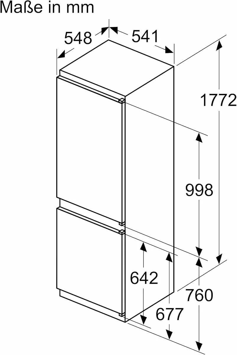 Siemens KI86VVSE0 iQ300 Einbau-Kühl-Gefrier-Kombination lowFrost bigBox – Produktbild 6 von 6