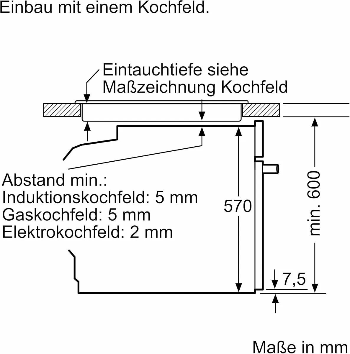 Siemens HB571ABS3 iQ300 Einbau-Backofen 60 x 60 cm Pyrolyse – Produktbild 4 von 6