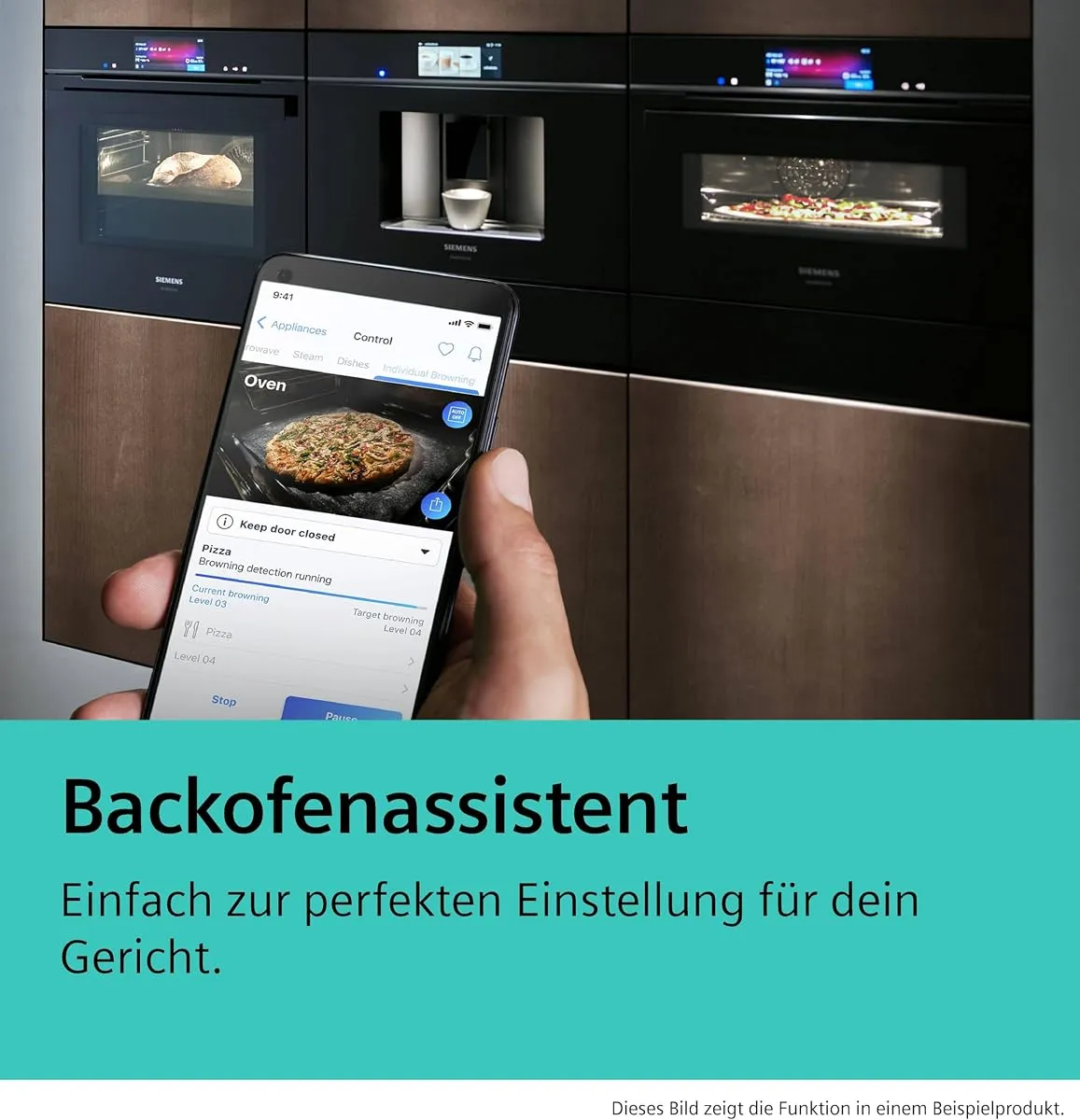 Siemens HB772A1B1 iQ700 Smarter Einbau-Backofen 60 x 60 cm – Produktbild 5 von 5