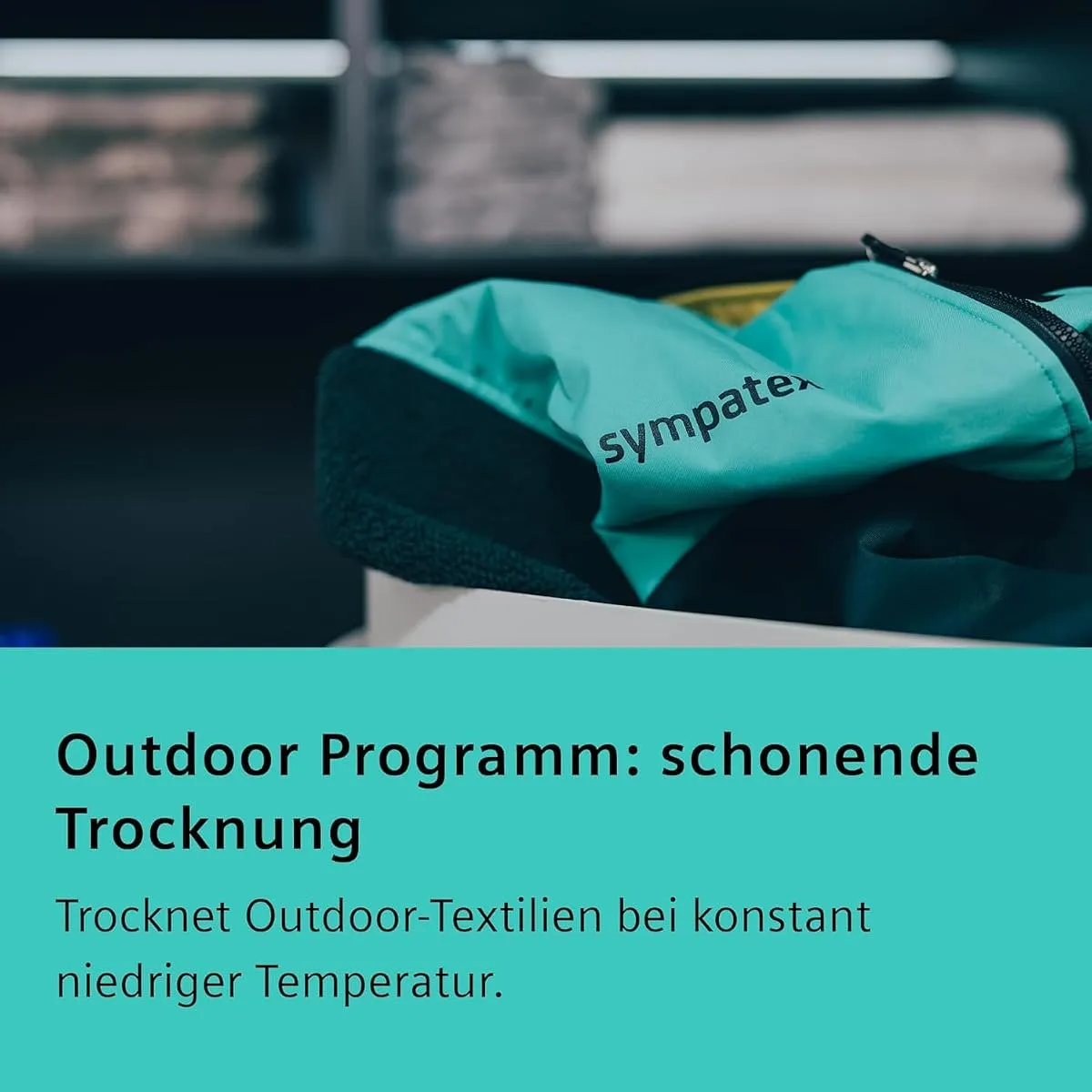 Siemens WQ45B2B40 iQ700 Smarter Wärmepumpentrockner 9 kg autoDry – Produktbild 8 von 8
