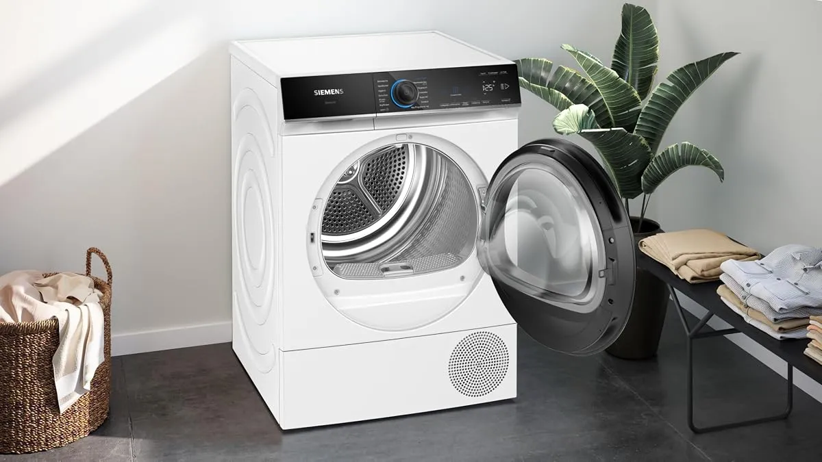 Siemens WQ35B2B30 iQ700 Smarter Wärmepumpentrockner 8 kg smartFinish – Produktbild 5 von 6
